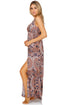 Luli Fama La Reina Del Sur V Neck Long Dress